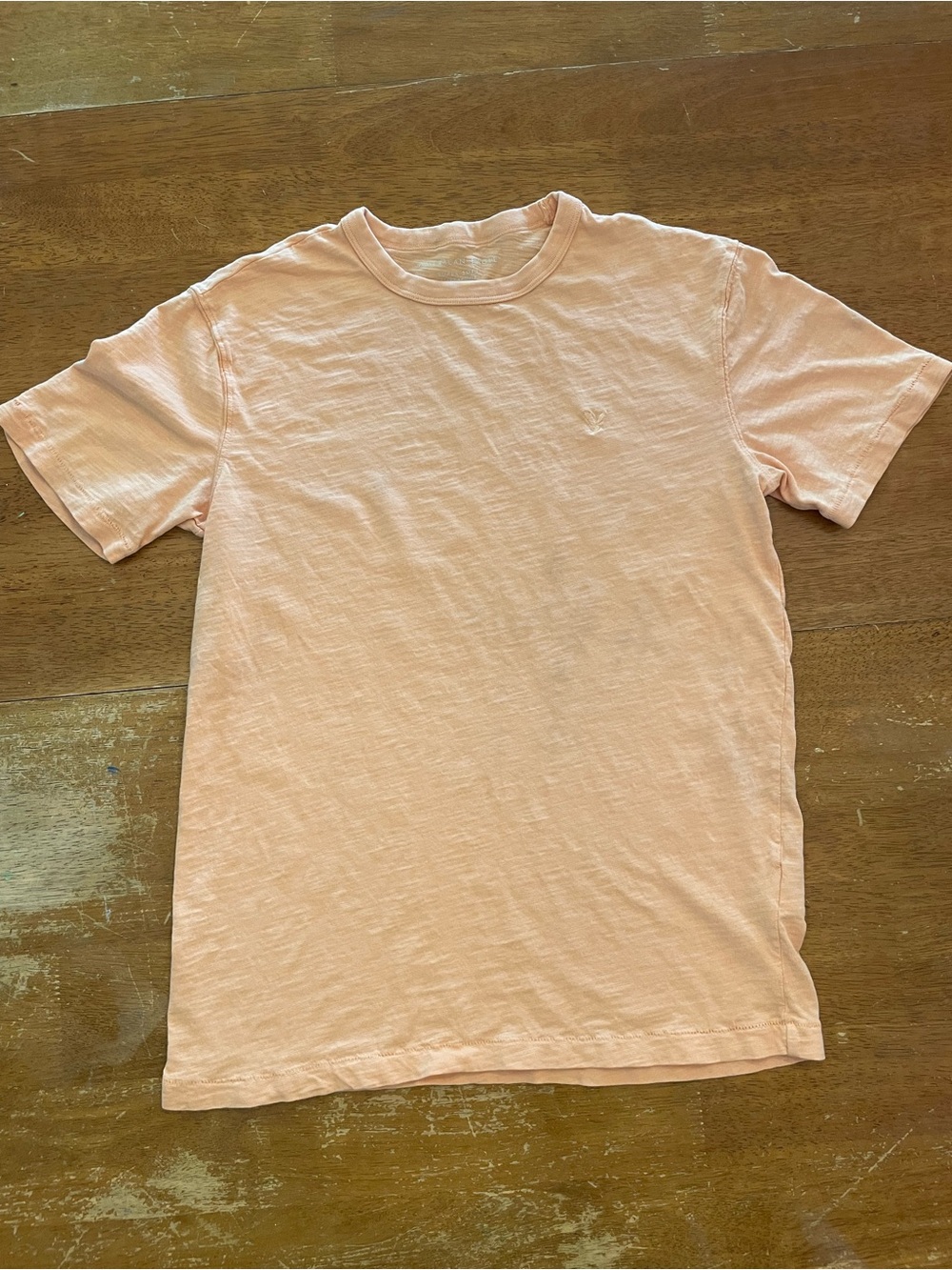 Men's Peach American Eagle Soft Crewneck T-Shirt